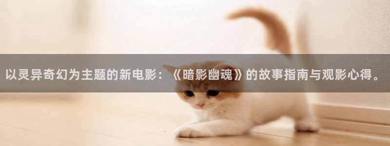 在线观看神马：以灵异奇幻为主题的新电影：《暗影幽魂》的故事指南与观影心得。