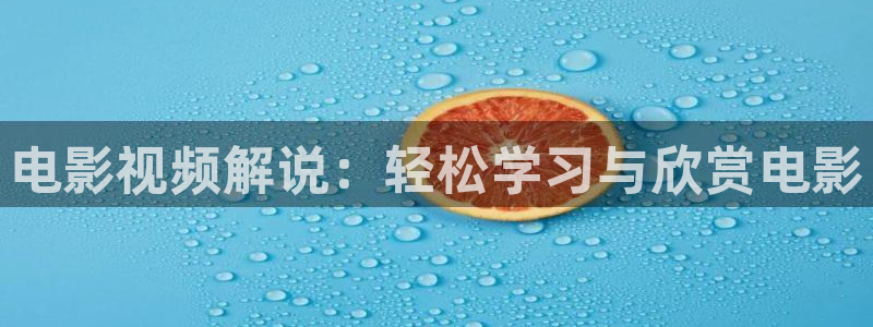 神马电影y：电影视频解说：轻松学习与欣赏电影