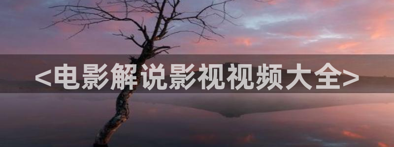 神马影院免费播放：<电影解说影视视频大全>