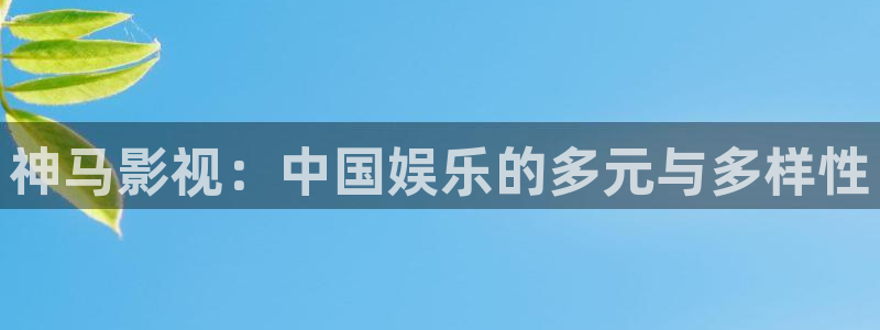 神马影视俺也去：神马影视：中国娱乐的多元与多样性